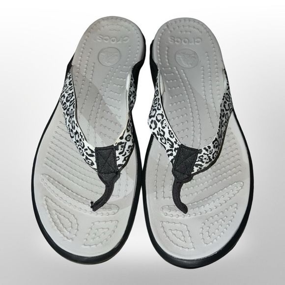 Womens Crocs Santa Fe Surf Flip Flops Size 10 - Picture 2 of 5